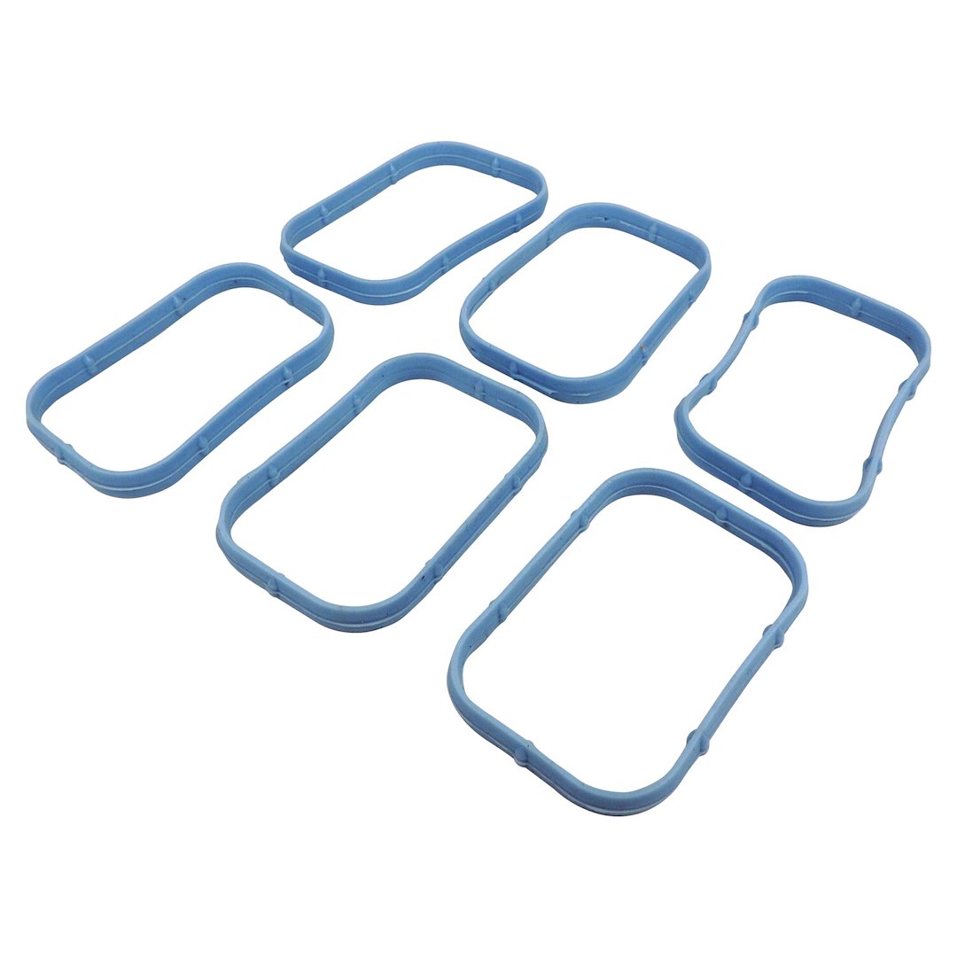 Crown Automotive Intake Manifold Gasket, Upper, Rectangular, Silicone, Blue, Set of 6 – 5184562K