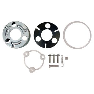 Crown Automotive Horn Contact Repair Kit, With Bushing/ Receiver/ Spring Plate/ Insulator/ Spring/ Pin/ Retainer/ 3 Screws – 52001889K