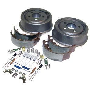 Crown Automotive Brake Kit, With 2 Drums/ Brake Shoes/ Hardware Kit – 52005350KE