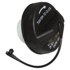 Crown Automotive Fuel Tank Cap, Non-Locking, Black, Plastic, With Tether – 52030387AB