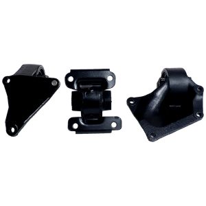 Crown Automotive Motor Mount, Engine Mount, Bolt on, Not Adjustable, Black, Steel, With Transmission Mount – 52058928K