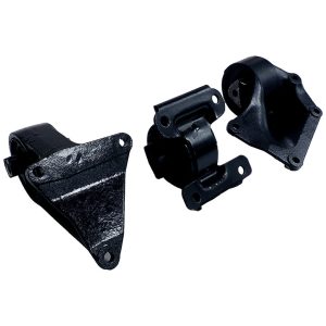 Crown Automotive Motor Mount, Engine Mount, Bolt on, Not Adjustable, Black, Steel, With Transmission Mount – 52058928K