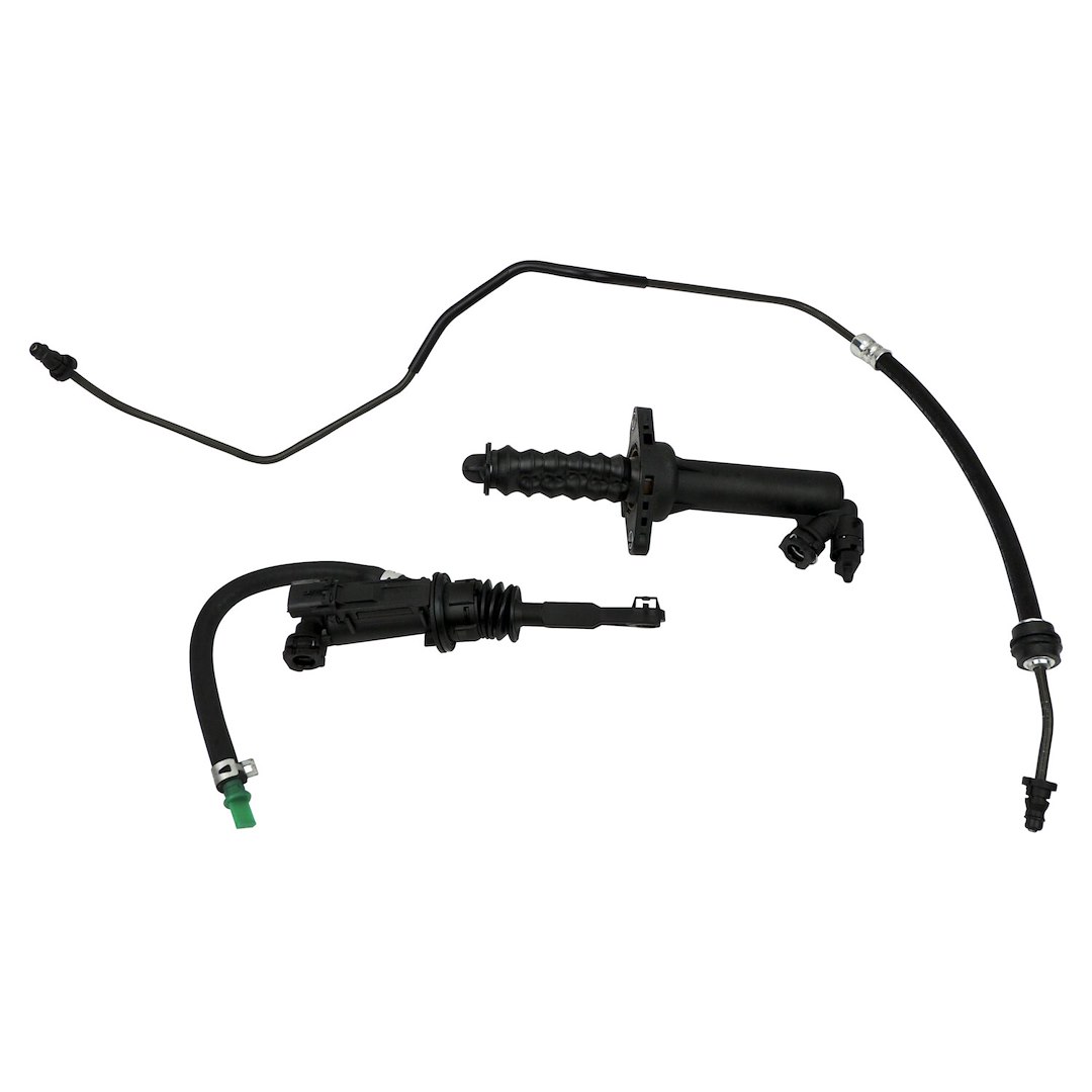 Crown Automotive Clutch Hydraulic Master/ Slave Cylinder Assembly, Black, Plastic/ Steel – 52060132K