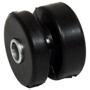 Crown Automotive Radiator Mount Bushing, Black, Rubber – 52079419