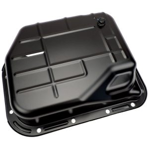 Crown Automotive Auto Trans Oil Pan, 42RE, Black, Steel, Without Drain Plug – 52118779AD