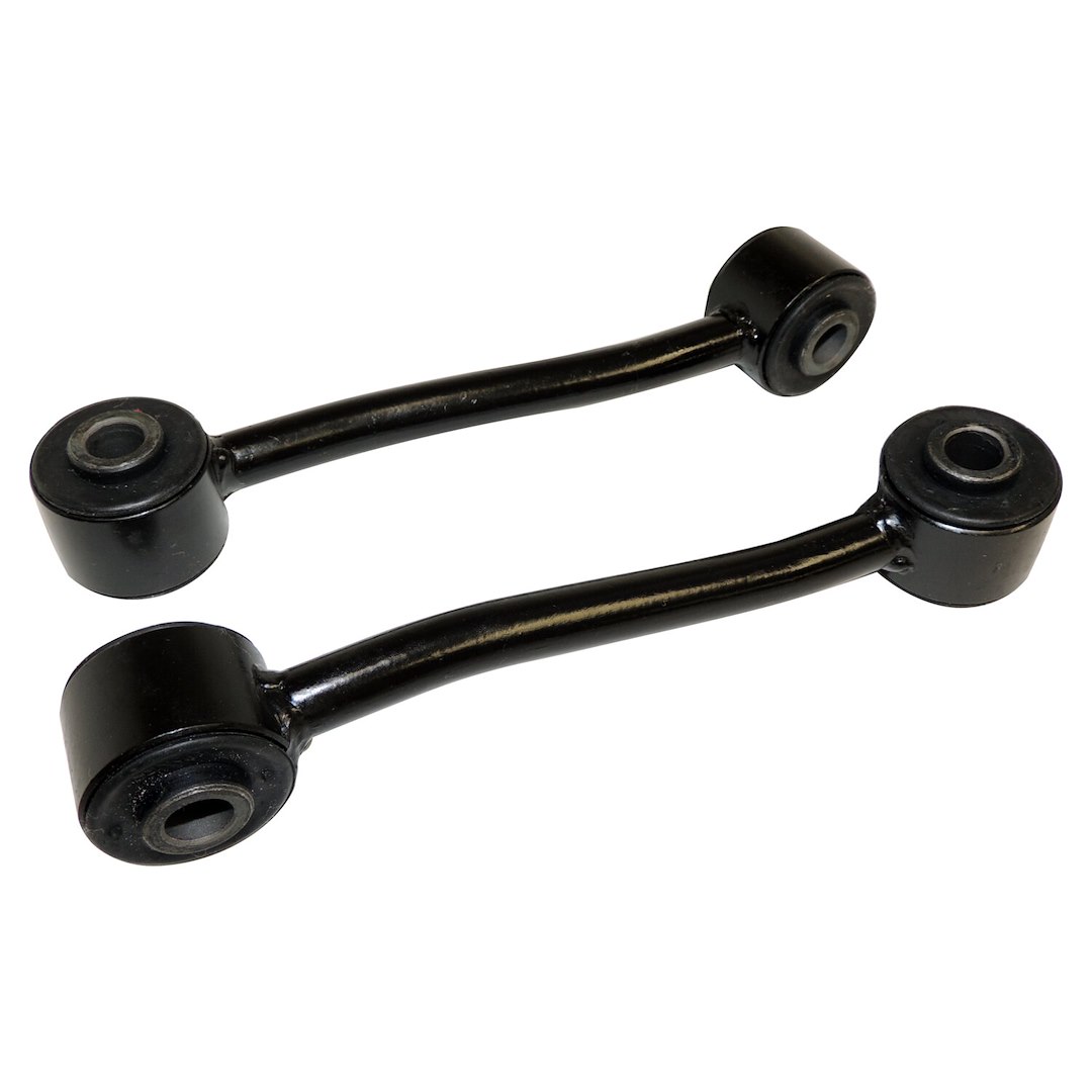 Crown Automotive Stabilizer Bar Link Kit, Black, Steel/ Rubber, Set of 2 – 52125295K