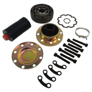 Crown Automotive Drive Shaft CV Joint Repair Kit, Drive Shaft/ 8 Bolt Direct Replacement, Rubber/ Steel, Services One Joint – 528533FRK