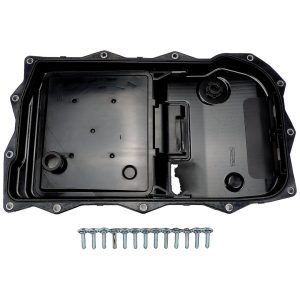 Crown Automotive Auto Trans Oil Pan, 845RE/ 850RE, Black, Plastic/ Silicone, Without Drain Plug – 52854834AB