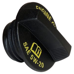 Crown Automotive Oil Filler Cap, Twist-IN, Round, Plastic, Black – 53013775AB