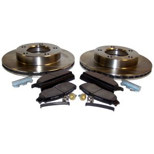 Crown Automotive Brake Kit, Semi-Metallic Brake Pads – 5358568RK