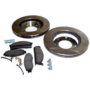 Crown Automotive Brake Kit, Semi-Metallic Brake Pads – 5358568RK