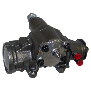 Crown Automotive Steering Gear Box, Remanufactured, Power Steering, Left Hand Driving, Black, Cast Iron/ Steel – 5363231R