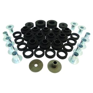 Crown Automotive Body Mount Bushings, Black, Metal/Rubber – 5462446K