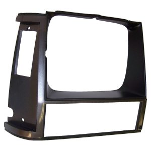 Crown Automotive Headlight Bezel, Grey, Plastic, Single – 55000682