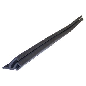 Crown Automotive Door Weather Strip, Direct-Fit, Window Glass Strip, Black, Front Passenger Door Kit – 55005528