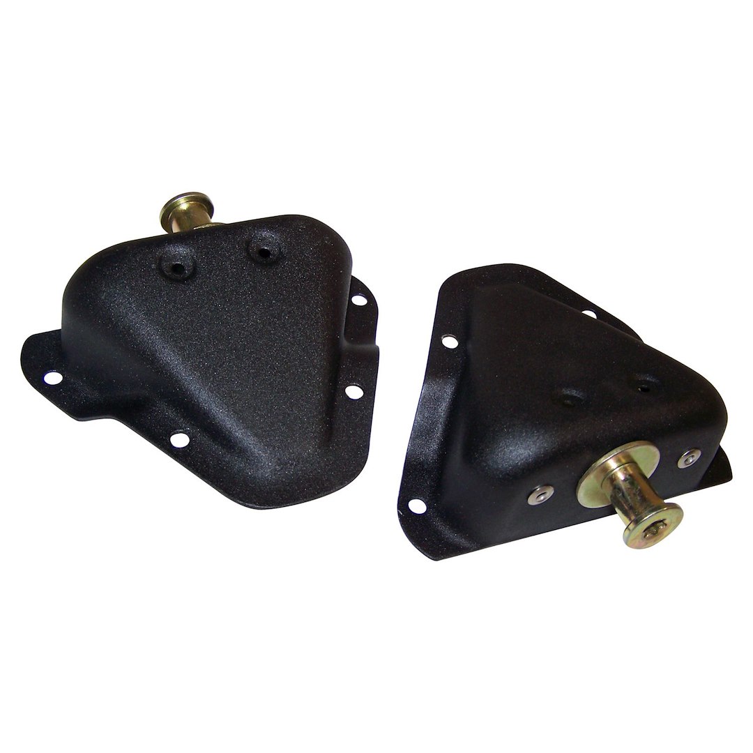 Crown Automotive Door Striker, Black, Steel, Set of 2 – 550294545K