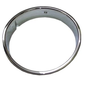 Crown Automotive Headlight Bezel, Chrome, Metal, Single – 55055047