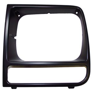 Crown Automotive Headlight Trim, Black, Plastic, Single – 55055137