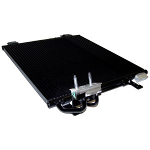Crown Automotive Air Conditioner Condenser, Black, Aluminum, With Transmission Cooler – 55056635AA