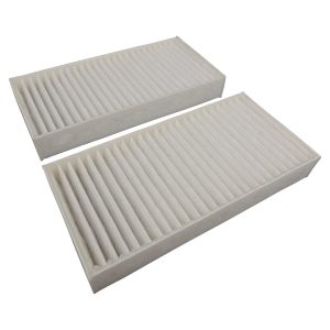 Crown Automotive Cabin Air Filter, Disposable, Paper, White, Set of 2 – 55111302K