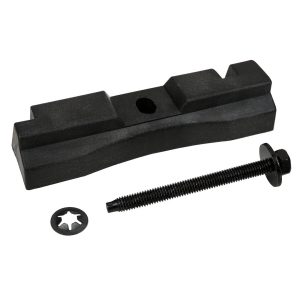 Crown Automotive Battery Hold Down, Bracket Type, Black, Steel, With Bolt – 55136959AC