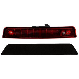 Crown Automotive Center High Mount Stop Light, Red Lens, Clear Bulb, LED, Without Cargo Light, With Rear Washer Nozzle – 55157397AD