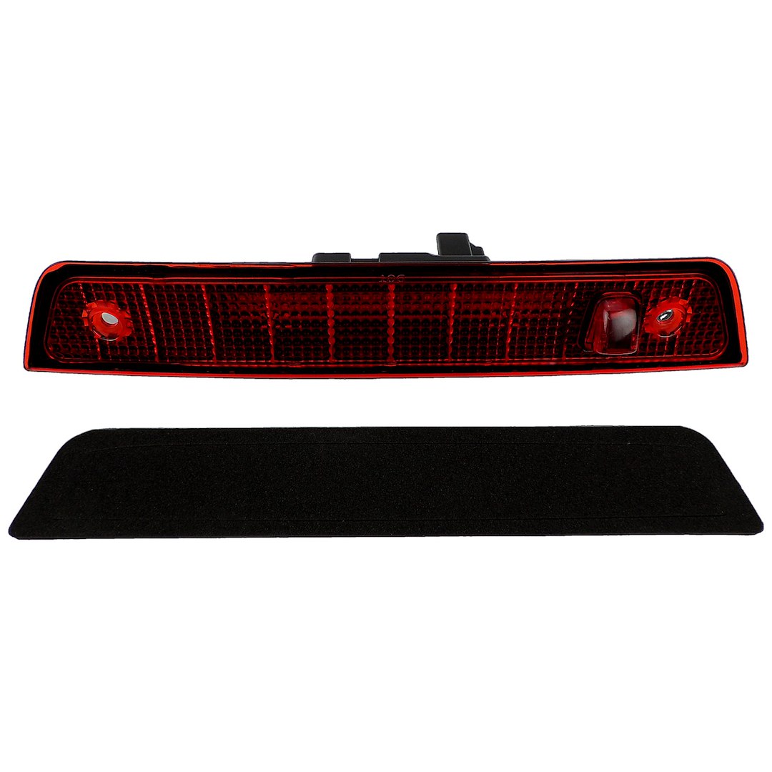 Crown Automotive Center High Mount Stop Light, Red Lens, Clear Bulb, LED, Without Cargo Light, With Rear Washer Nozzle – 55157397AD