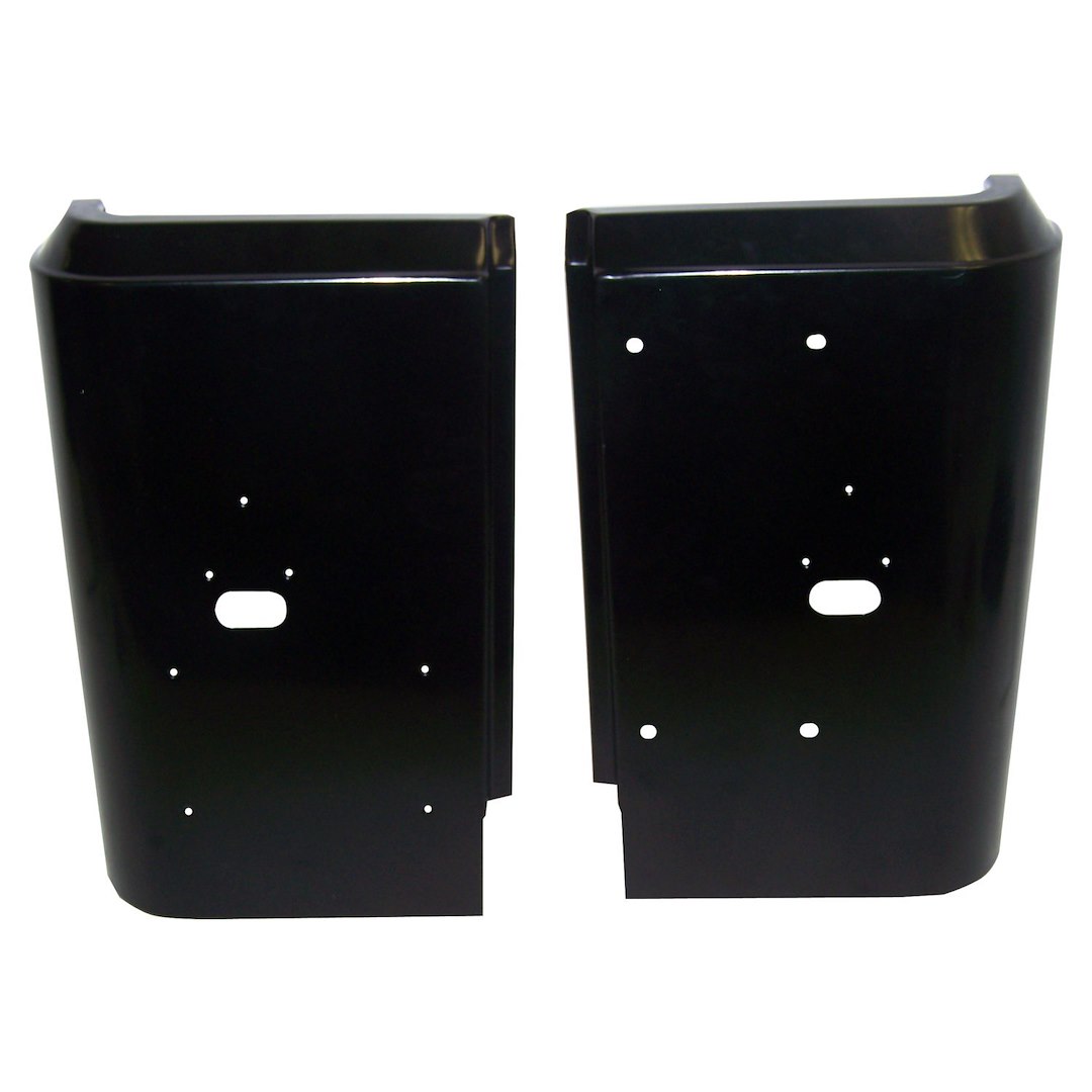 Crown Automotive Body Corner Guard, Primer, Black, Steel, Set of 2, Installs with Rivets – 55175664K