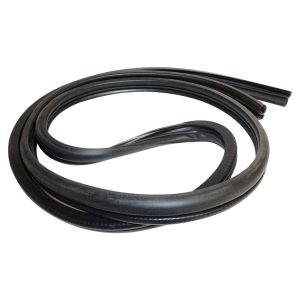 Crown Automotive Door Weather Strip, Direct-Fit, Full Steel Door Strip, Black, 133 Inch Length – 55176148AC