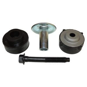 Crown Automotive Body Mount Bushings, Rubber, Black, With 2 Body Mounts/ 1 Body Mount Retainer/ 1 Bolt – 55176180K1