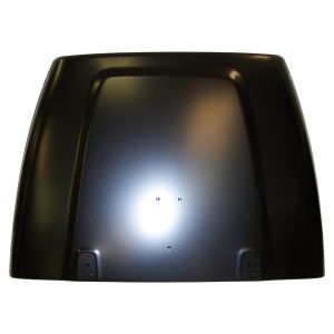 Crown Automotive Hood, OEM Replacement, Without Hood Scoops, Bolt on, Painted, Black, Steel – 55176594