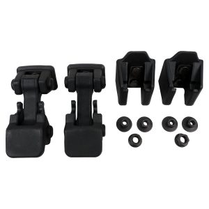 Crown Automotive Hood Latch, Black, Plastic/ Rubber, Set of 2 – 55176636K2