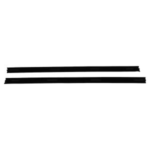 Crown Automotive Door Weather Strip, Window Glass Strip, Black Rubber, With Front Left and Right Outer Door Kit – 55235406K