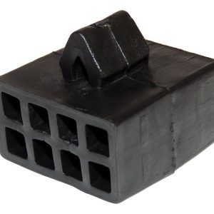 Crown Automotive Hood Stop Bumper, Hood to Fender, Black, Rubber, Single – 55276578AA
