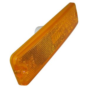 Crown Automotive Turn Signal-Parking-Side Marker Light Lens, OEM Replacement, Amber, Single – 56001424