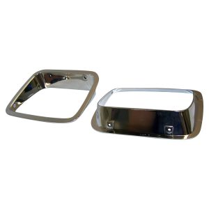Crown Automotive Headlight Bezel, Chrome, Set of 2 – 56003104K