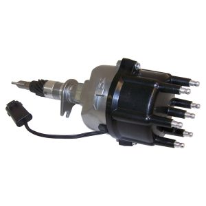 Crown Automotive Distributor, Steel Drive Gear, Black Cap with Male Posts – 56041034