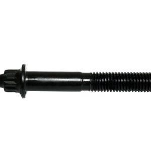Crown Automotive Cylinder Head Bolt Set, 1/2 Inch-13 X 3.7 Inch Long, Black, Steel, With Pin Above Bolt Head – 6035515