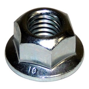 Crown Automotive Nut, 6 Point, 10 Millimeter X 1.5 Thread, Zinc Coated, Steel, Single – 6502696