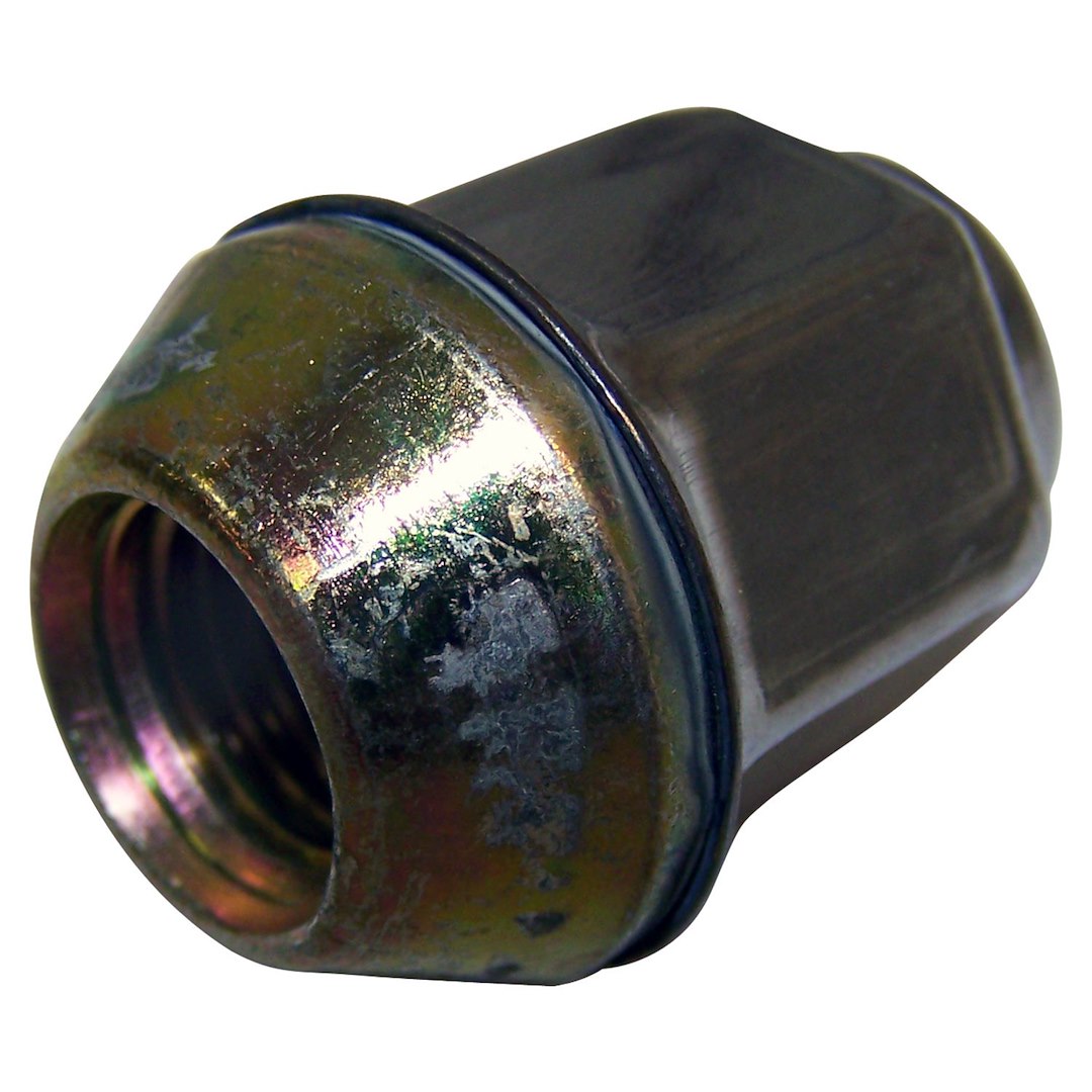 Crown Automotive Lug Nut, 12 Millimeter X 1.5 Thread Size, Use with Aluminum Wheels, Chrome Plated, Metal, Single – 6502738
