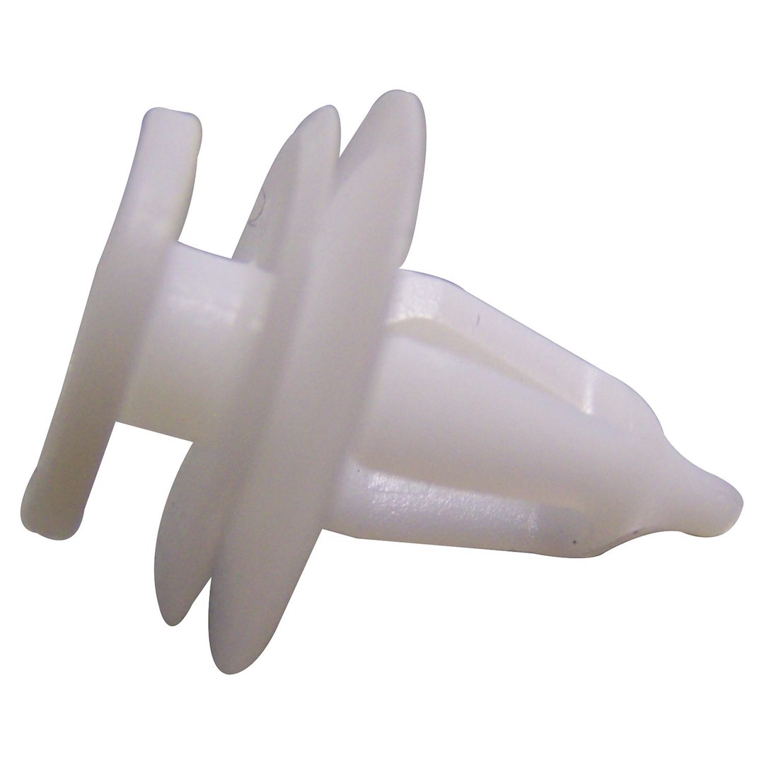 Crown Automotive Panel Retainer, White, Plastic, Single – 6504014