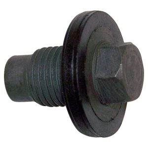 Crown Automotive Oil Drain Plug, Charcoal, Metal/ Rubber, M14 X 1.5 Threads – 6506214AA