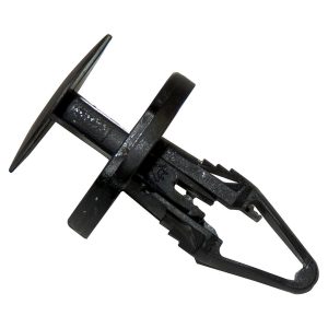 Crown Automotive Panel Retainer, Two Piece Design, Metric 6.3 X 20, Smooth Head, Black, Plastic, Single – 6509049AA