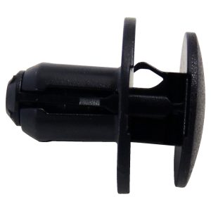 Crown Automotive Panel Retainer, Two Piece Design, Metric 8 X 10.3, Smooth Head, Black, Plastic, Single – 6509960AA