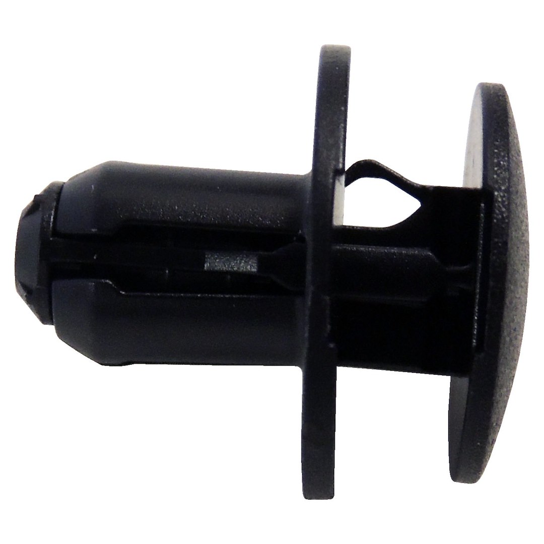 Crown Automotive Panel Retainer, Two Piece Design, Metric 8 X 10.3, Smooth Head, Black, Plastic, Single – 6509960AA