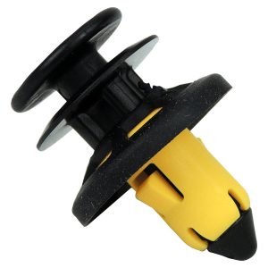 Crown Automotive Panel Retainer, Black and Yellow, Plastic, Single – 6510747AA