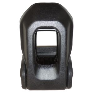 Crown Automotive Hood Latch, Black, Plastic/ Rubber, Mounts to the Fenders, Single – 68240952AD