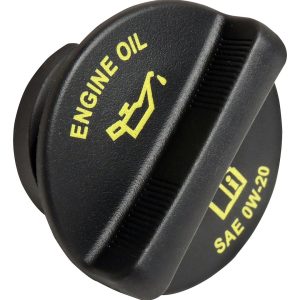 Crown Automotive Oil Filler Cap, Round, Plastic, Black – 68241631AA