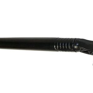 Crown Automotive Tie Rod End, Steel/ Rubber, Black, 52-1/2 Inch Overall Length, With Clamps and Steering Stabilizer Bracket – 68258761AE