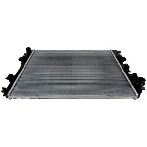 Crown Automotive Radiator, 1 Core Row, Natural Aluminum Core with Natural Black Plastic Tanks – 68268607AA